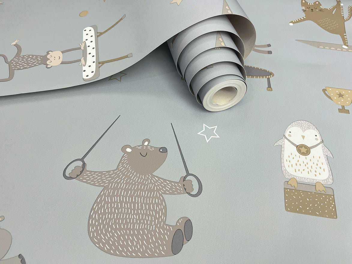 Animal Gymnastics Wallpaper by Holden