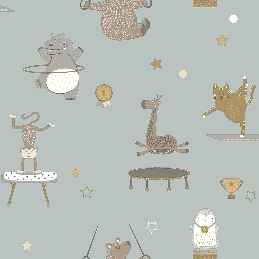 Animal Gymnastics Wallpaper by Holden