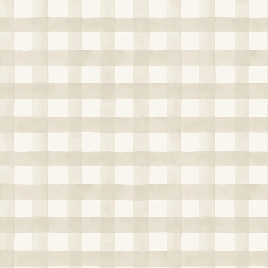 Watercolour Gingham Wallpaper by Holden Decor