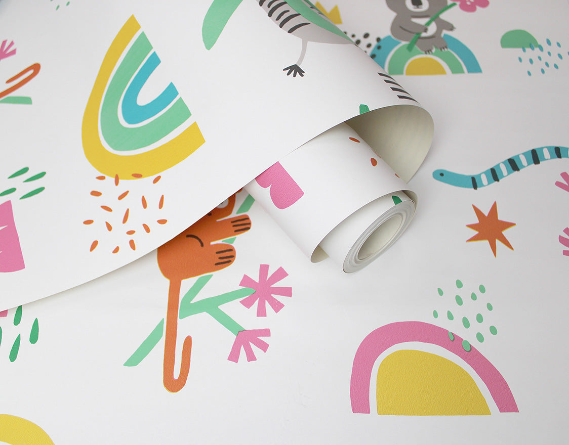 Abstract Animals Wallpaper by Holden Decor