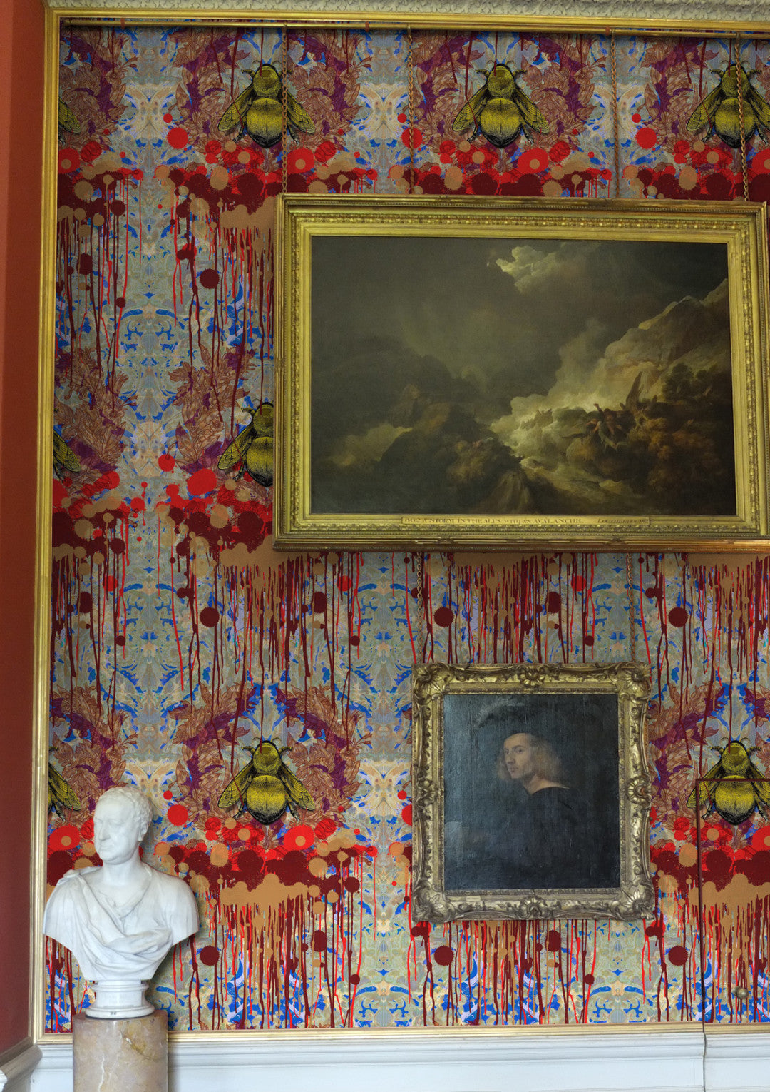 Bloody Empire Abstract Art Wallpaper by Timorous Beasties