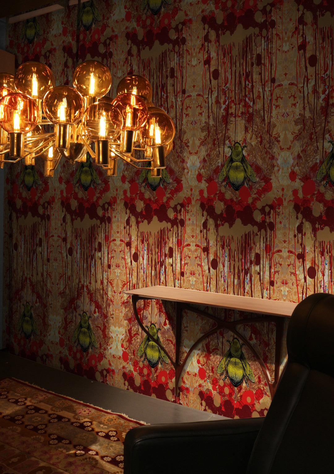 Bloody Empire Abstract Art Wallpaper by Timorous Beasties