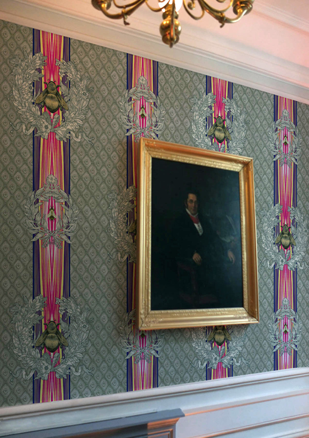 Civic Bee Wallpaper by Timorous Beasties