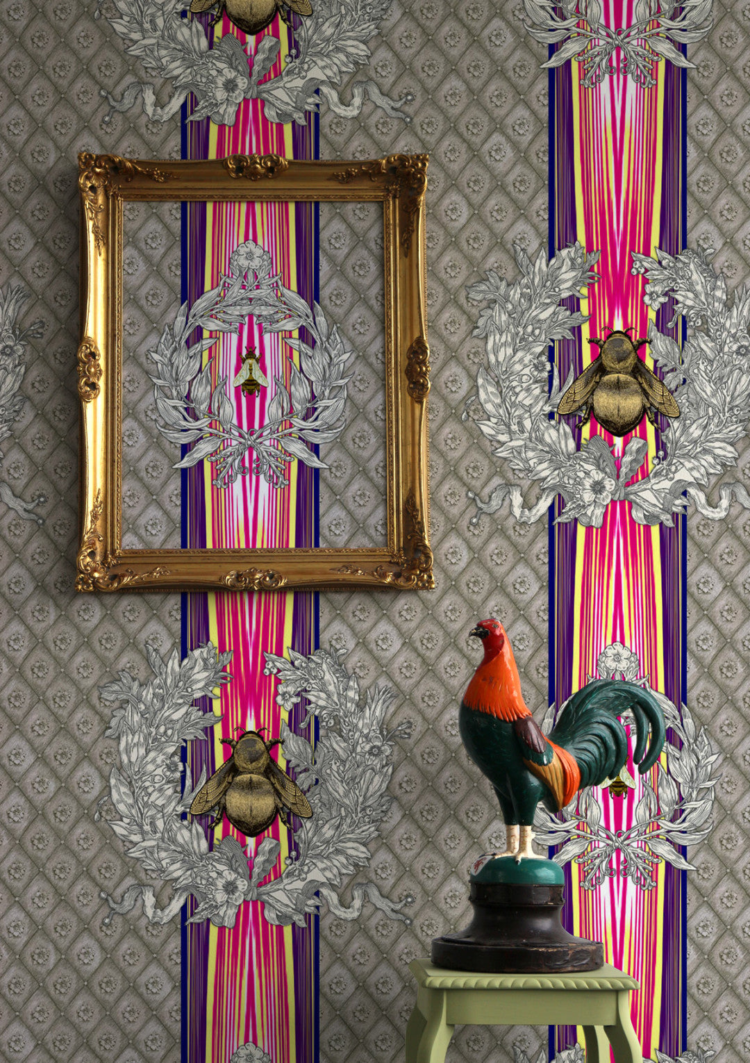 Civic Bee Wallpaper by Timorous Beasties