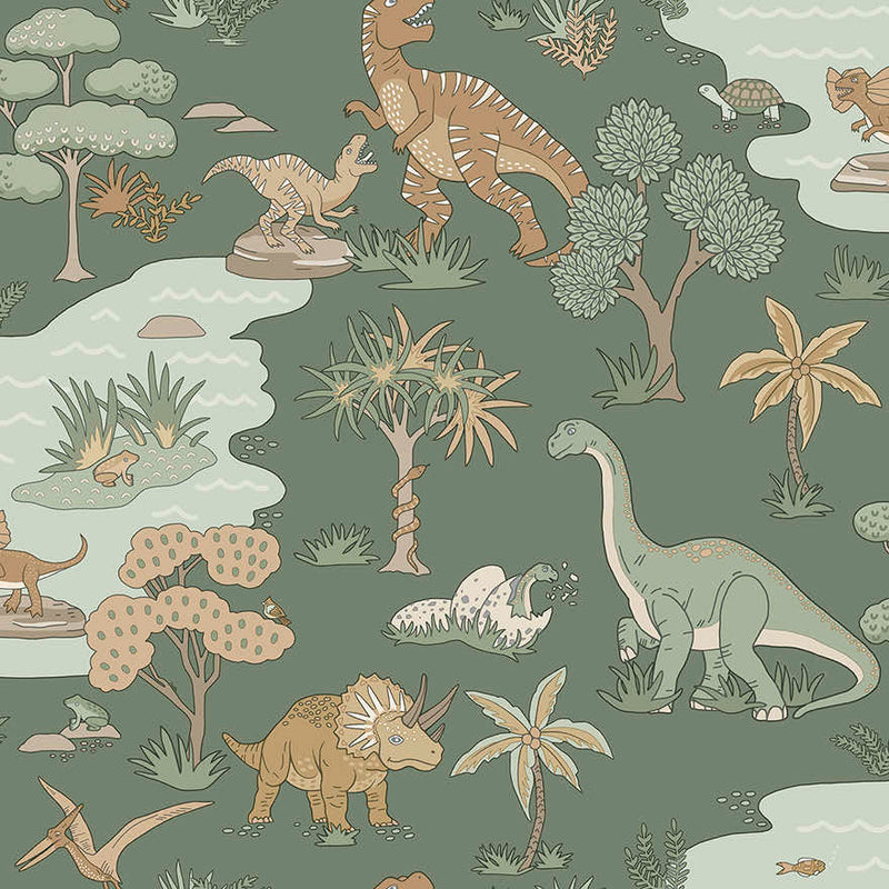 Dino Zoo Wallpaper by Holden Decor