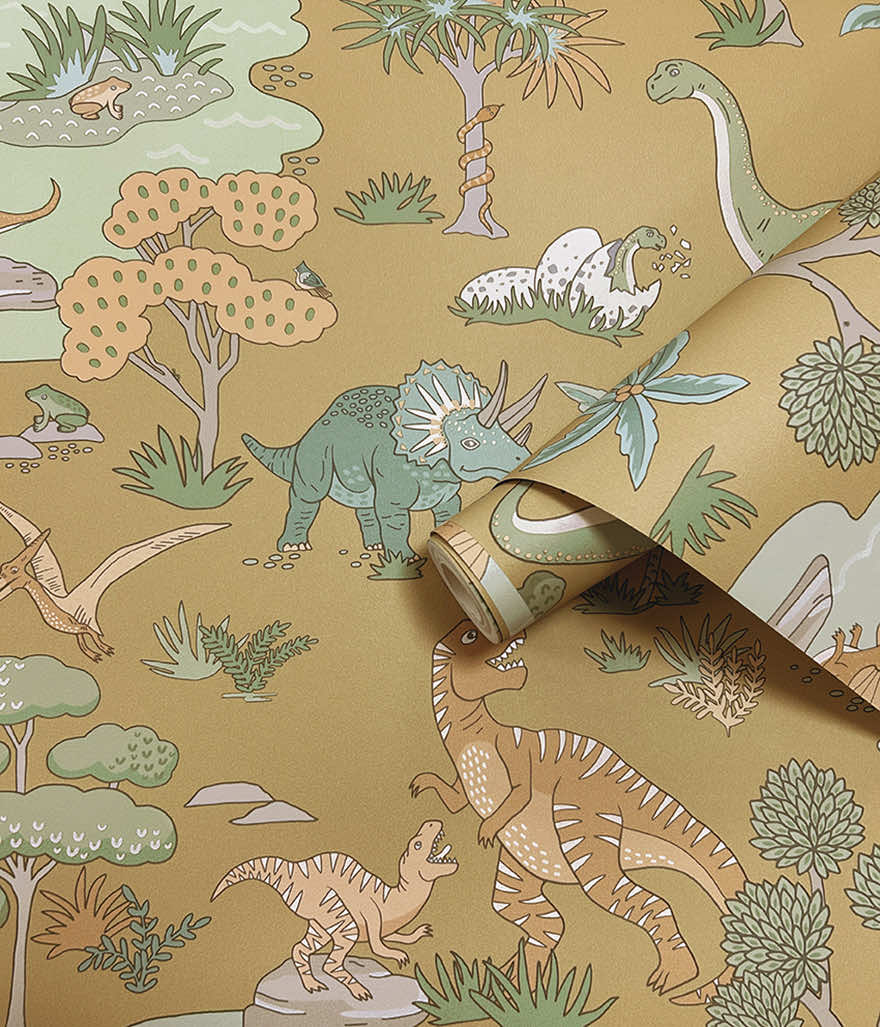 Dino Zoo Wallpaper by Holden Decor