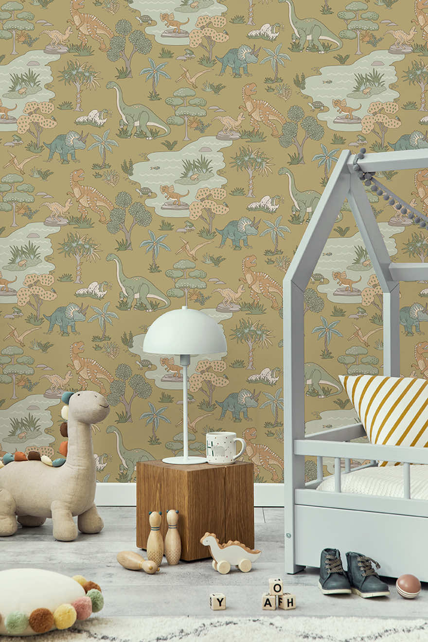 Dino Zoo Wallpaper by Holden Decor