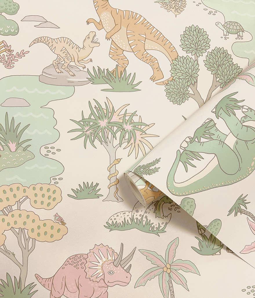 Dino Zoo Wallpaper by Holden Decor