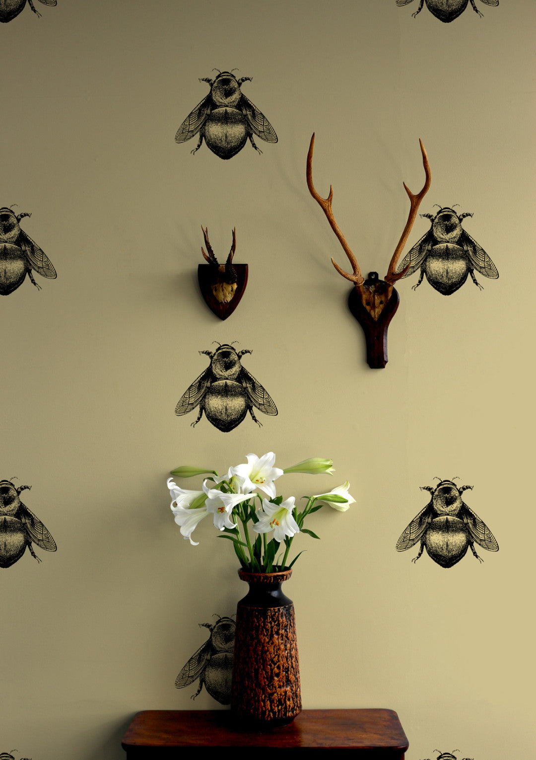Napoleon Bee Wallpaper by Timorous Beasties