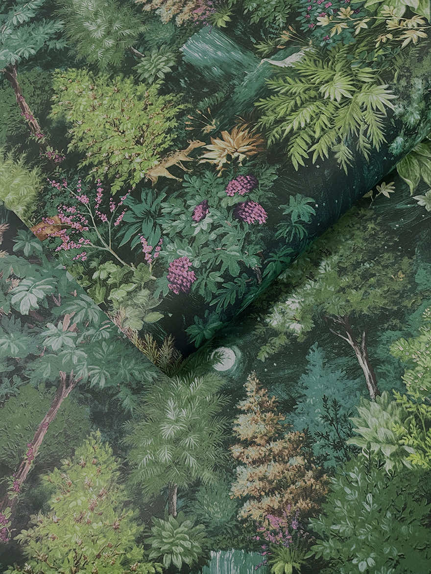Midnight Woods Wallpaper by Holden Decor