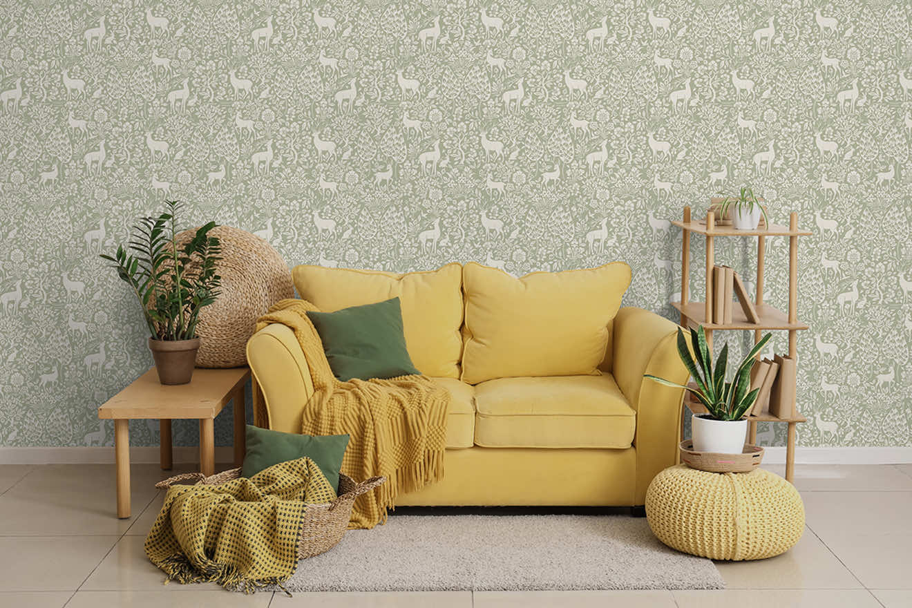 Deer Woods Wallpaper by Holden Decor
