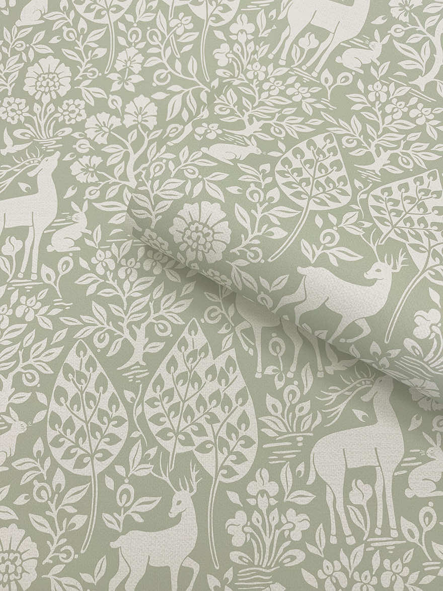 Deer Woods Wallpaper by Holden Decor