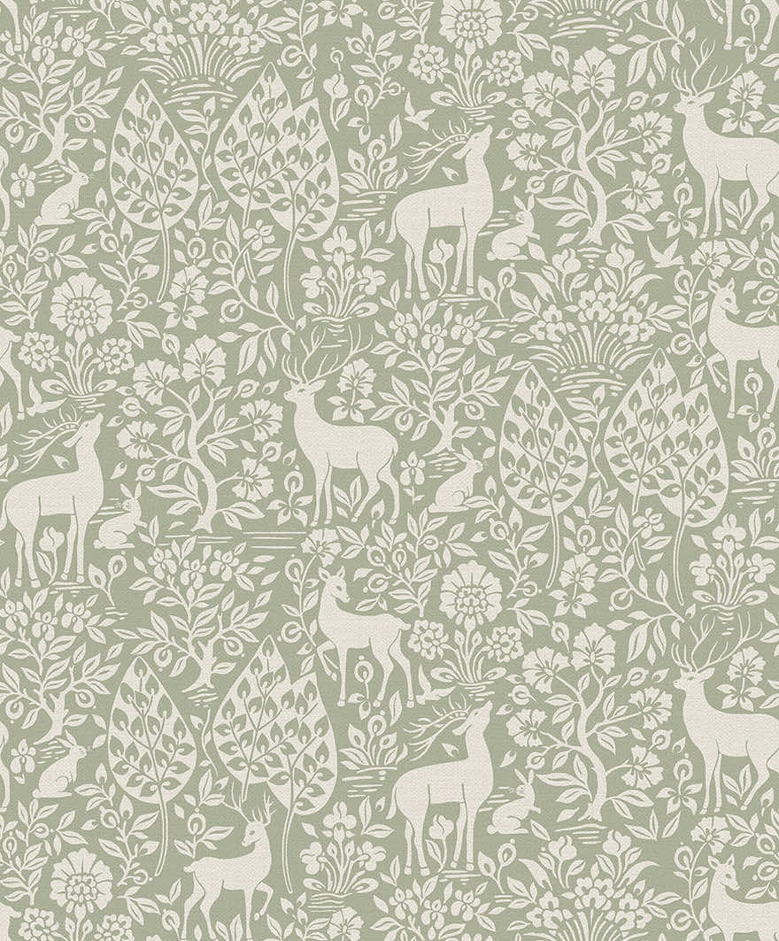 Deer Woods Wallpaper by Holden Decor