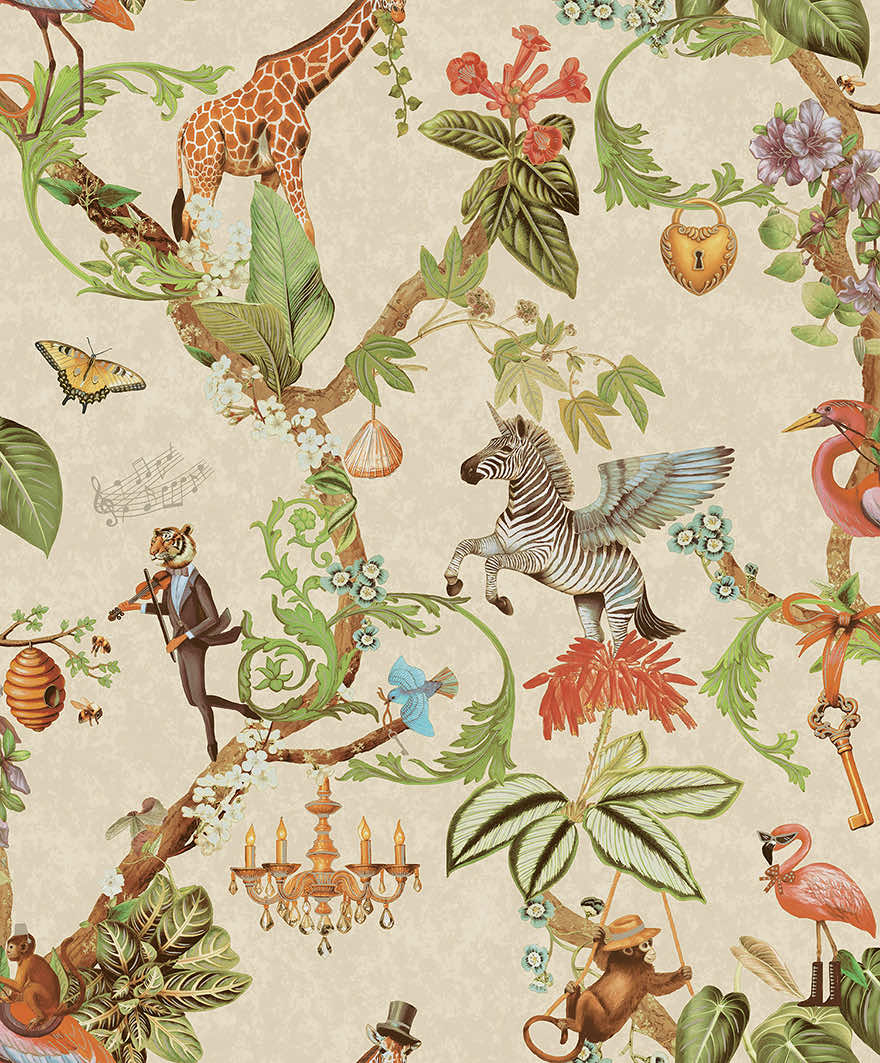 Safari Symphony Wallpaper by Holden Decor