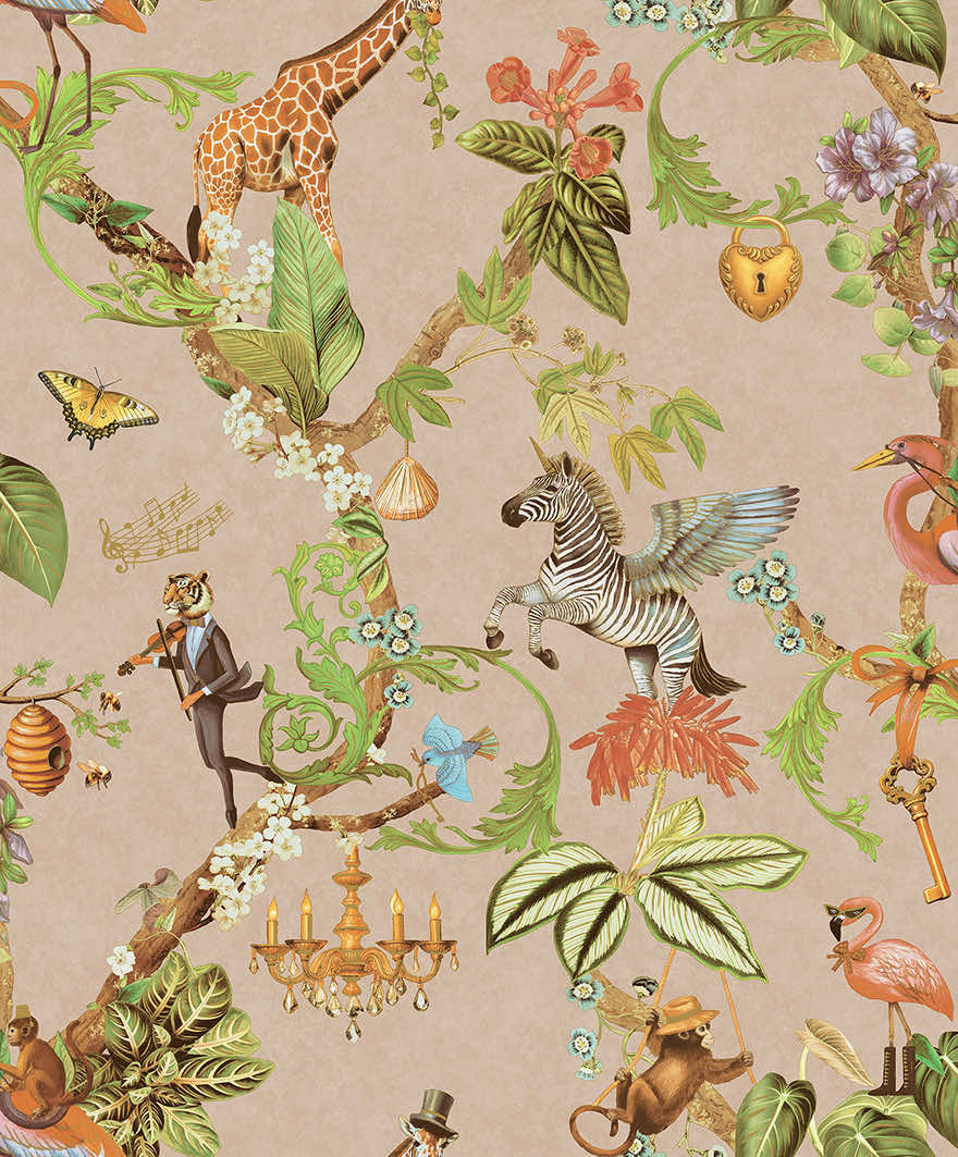 Safari Symphony Wallpaper by Holden Decor