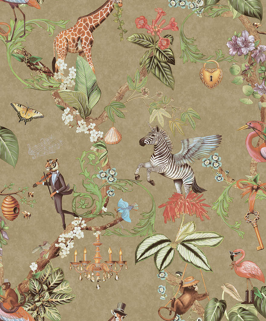 Safari Symphony Wallpaper by Holden Decor