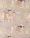 Llama Village Wallpaper by Majvillan