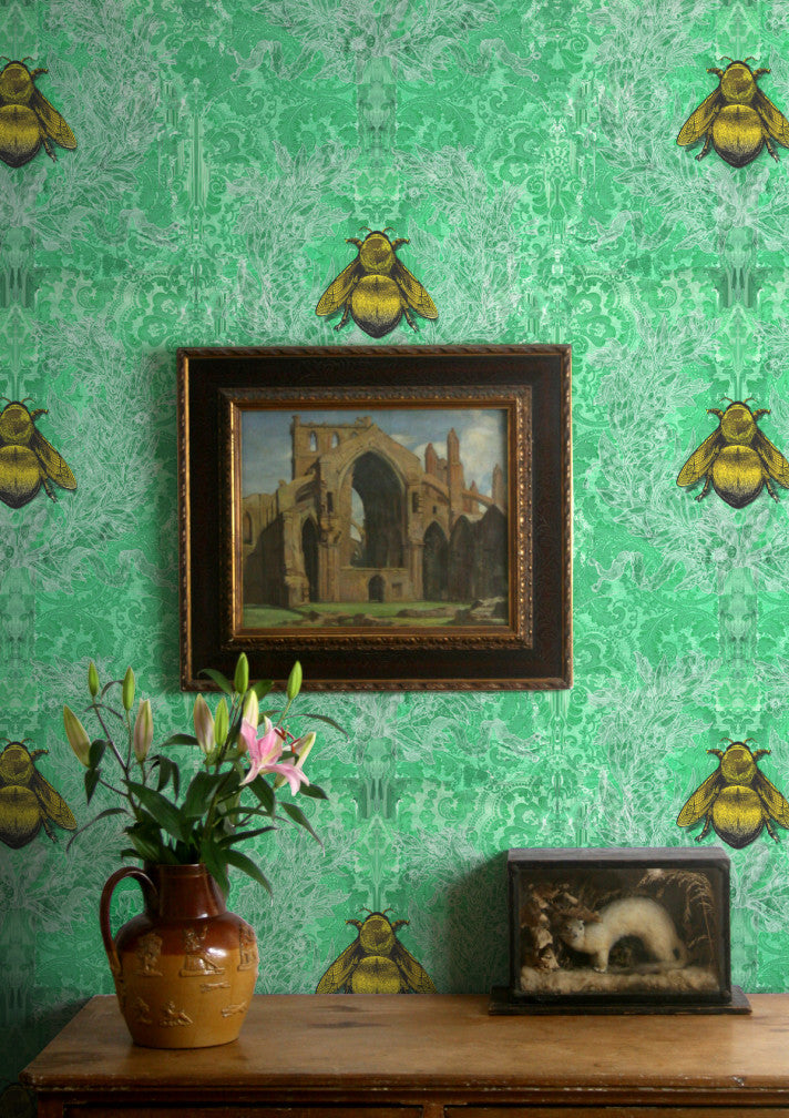 Imperial Apiary Wallpaper by Timorous Beasties