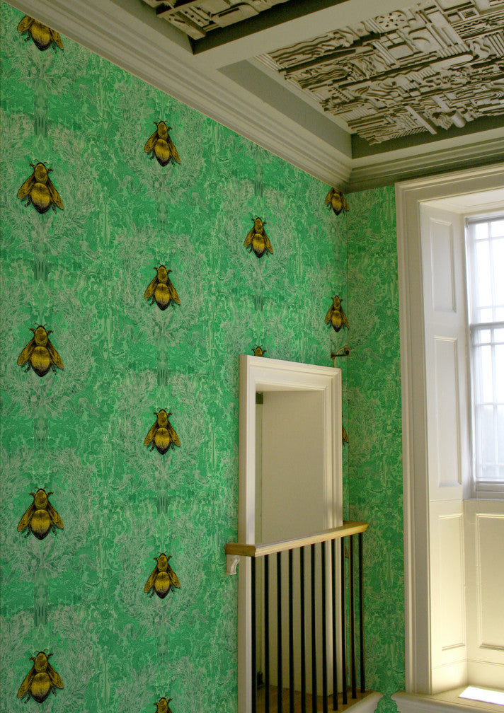 Imperial Apiary Wallpaper by Timorous Beasties