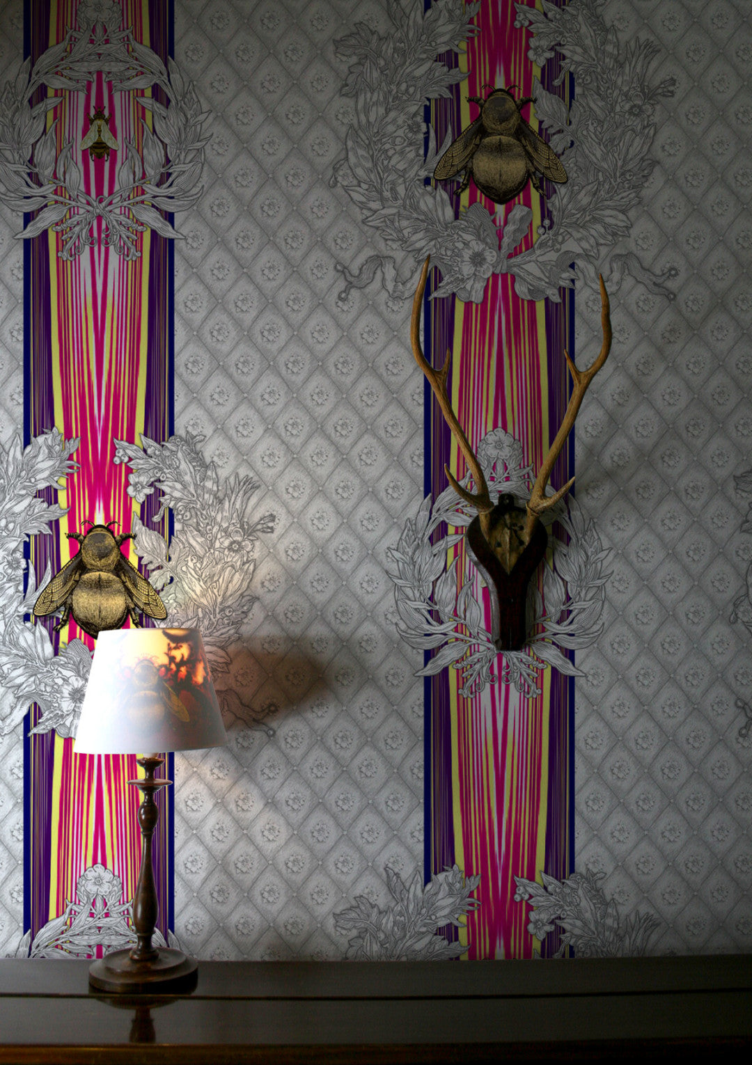 Civic Bee Wallpaper by Timorous Beasties