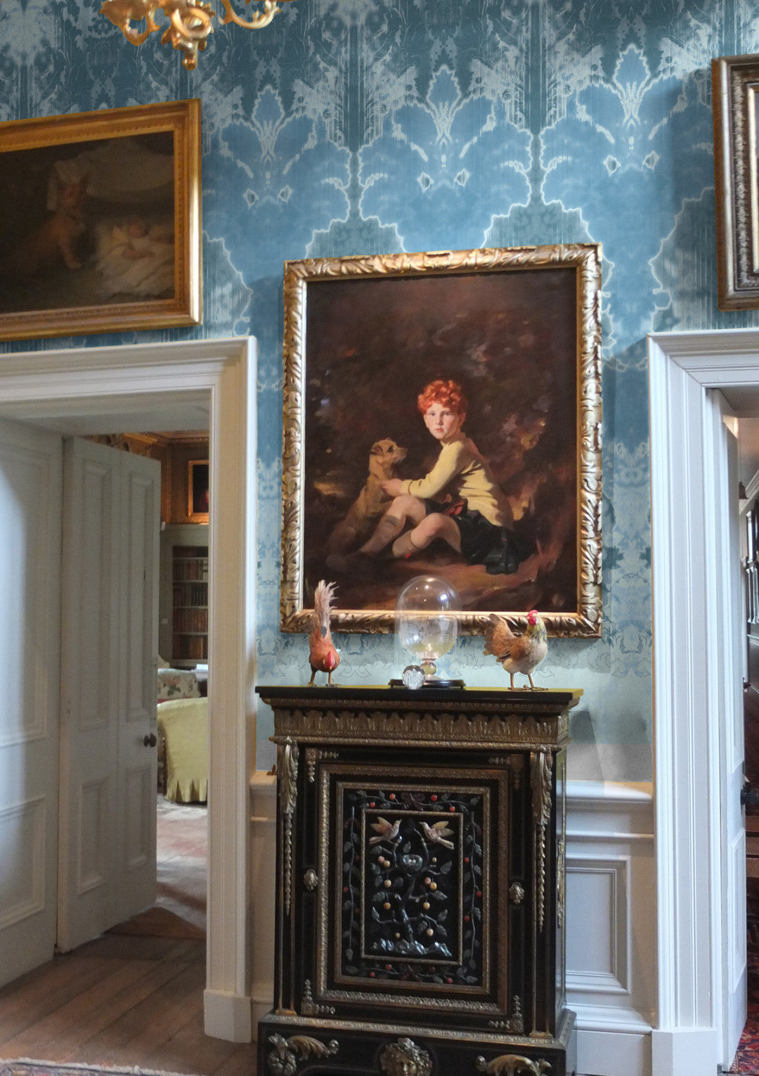 Ikat Damask Wallpaper by Timorous Beasties