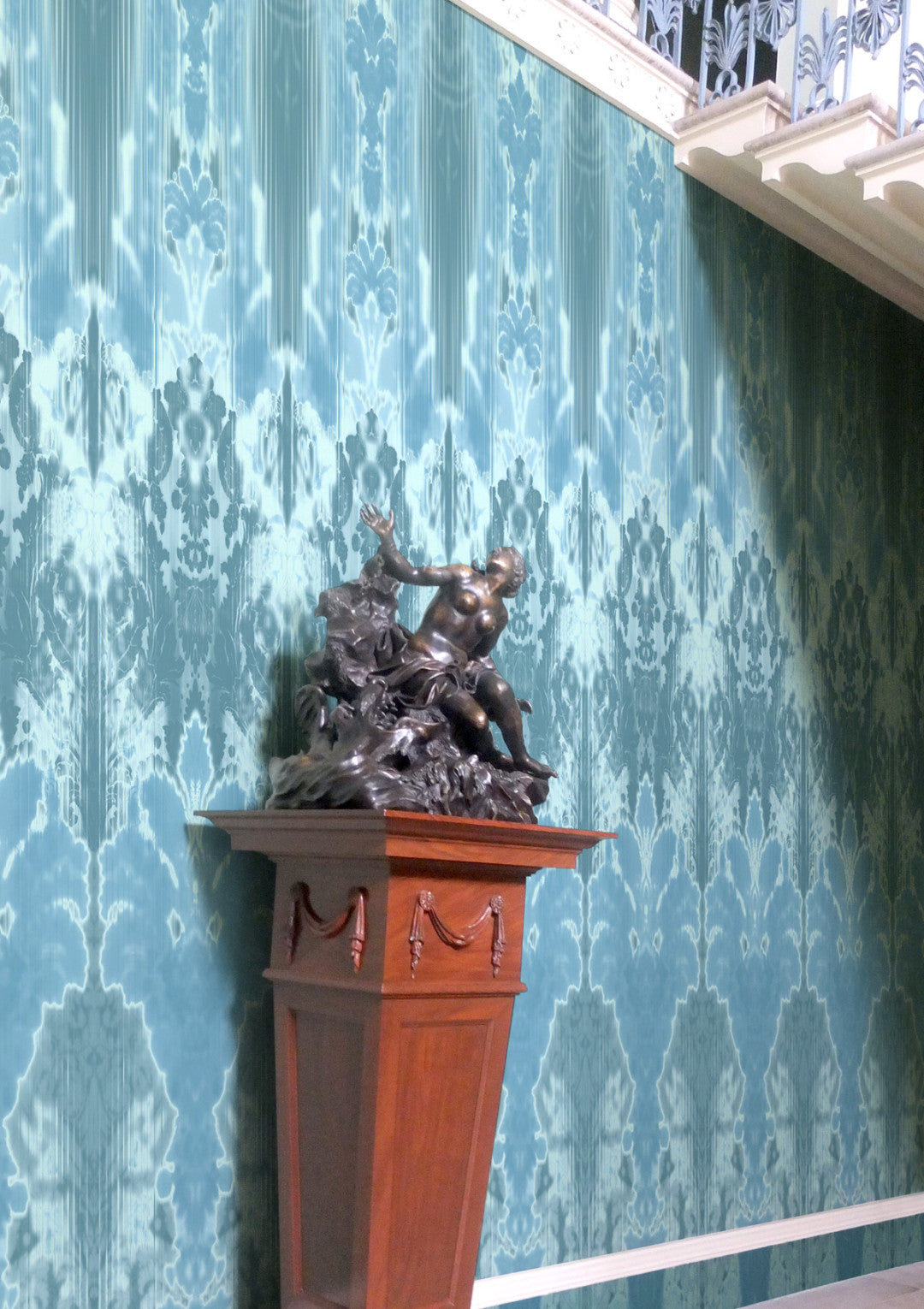 Ikat Damask Wallpaper by Timorous Beasties