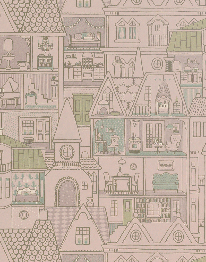 Dollhouse Wallpaper by Majvillan