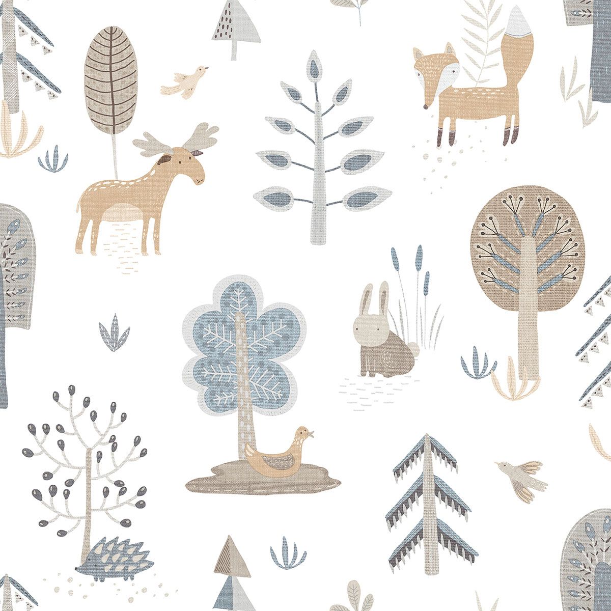 Country Animals Wallpaper by Galerie (Little Explorers 2 Collection)