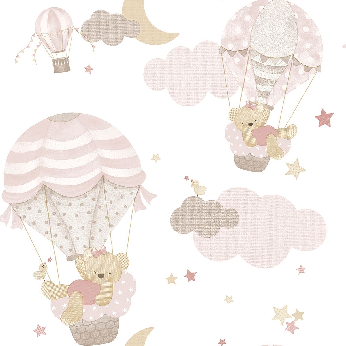Hot Air Balloons Wallpaper by Galerie (Little Explorers 2 Collection)