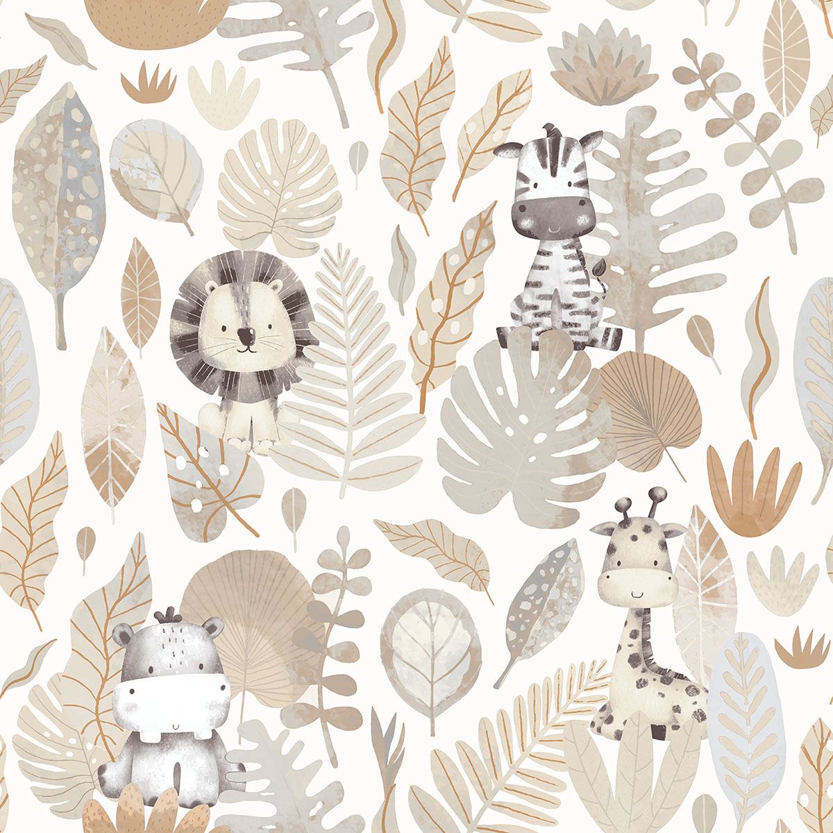 Savannah Wallpaper by Galerie (Little Explorers 2 Collection)