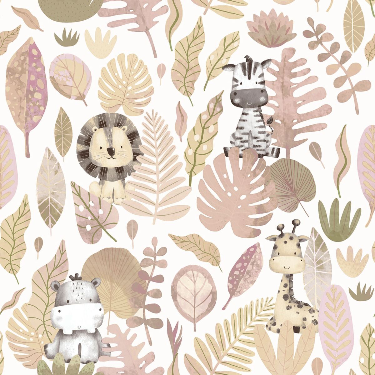 Savannah Wallpaper by Galerie (Little Explorers 2 Collection)