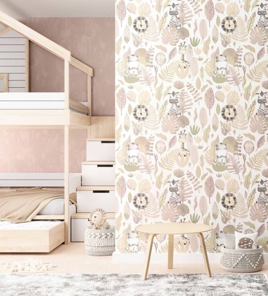 Savannah Wallpaper by Galerie (Little Explorers 2 Collection)