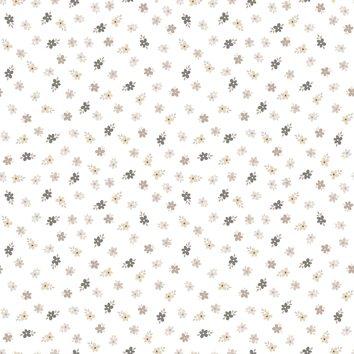 Five Leaf Flower Wallpaper by Galerie (Little Explorers 2 Collection)