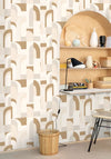 Labyrinth Doors Wallpaper by Casadeco