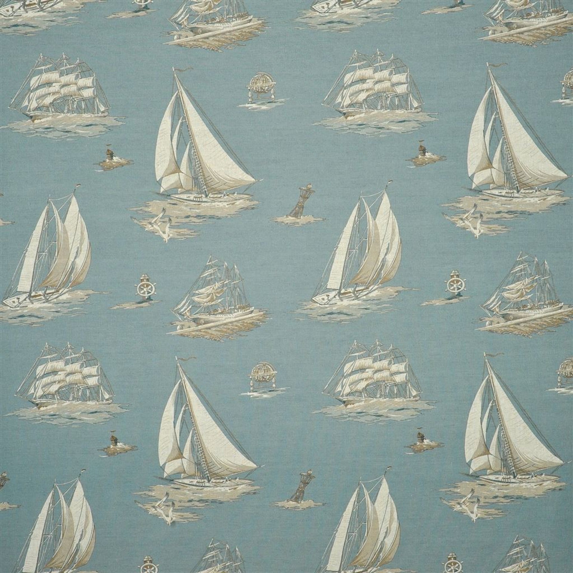 Down Easter Boats Wallpaper by Ralph Lauren
