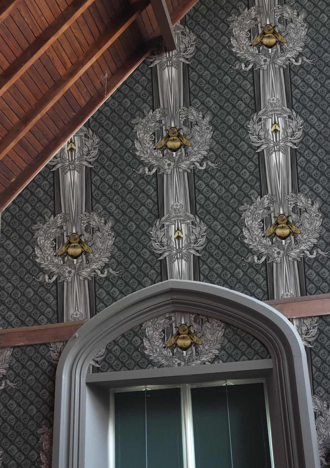 Civic Bee Wallpaper by Timorous Beasties