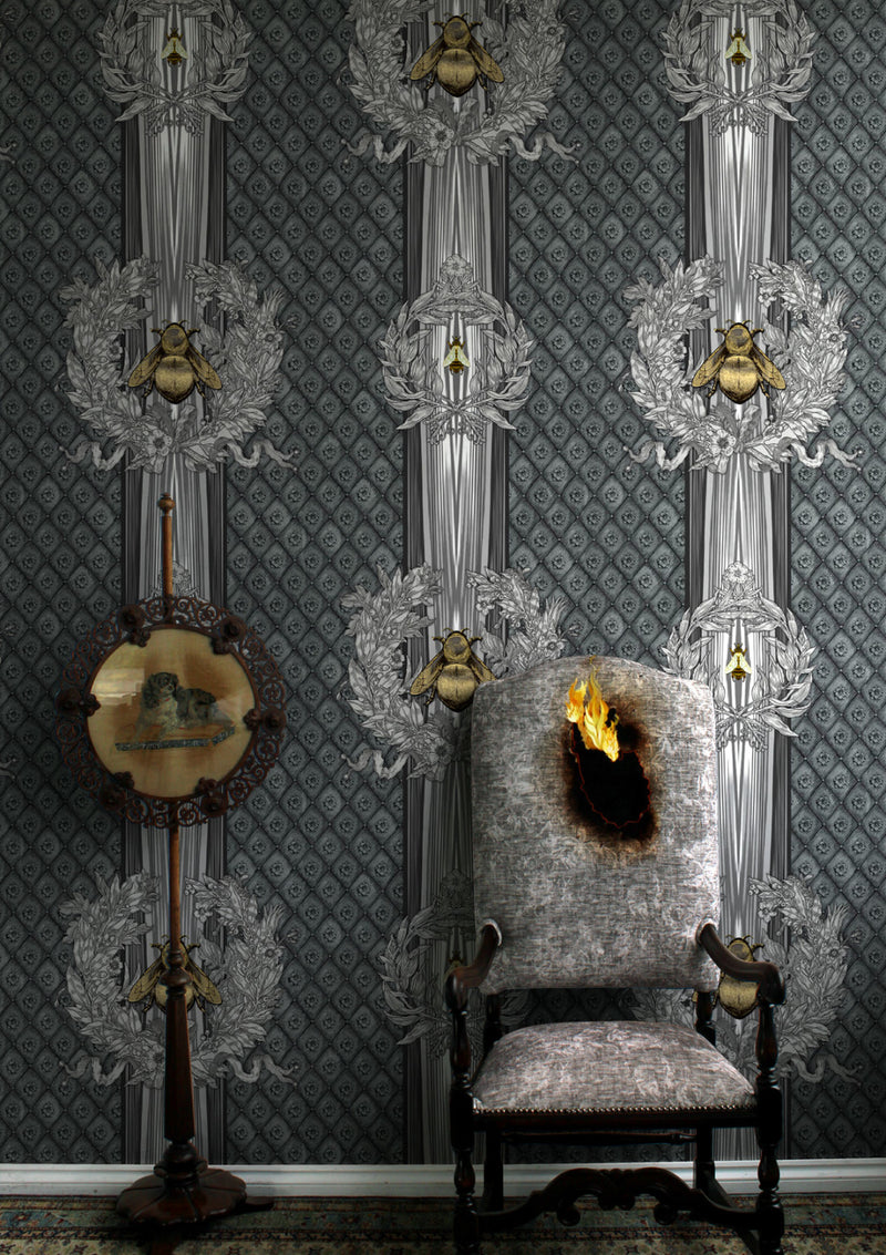 Civic Bee Wallpaper by Timorous Beasties