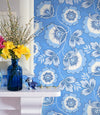 Neva Blue Wallpaper by Olenka Design