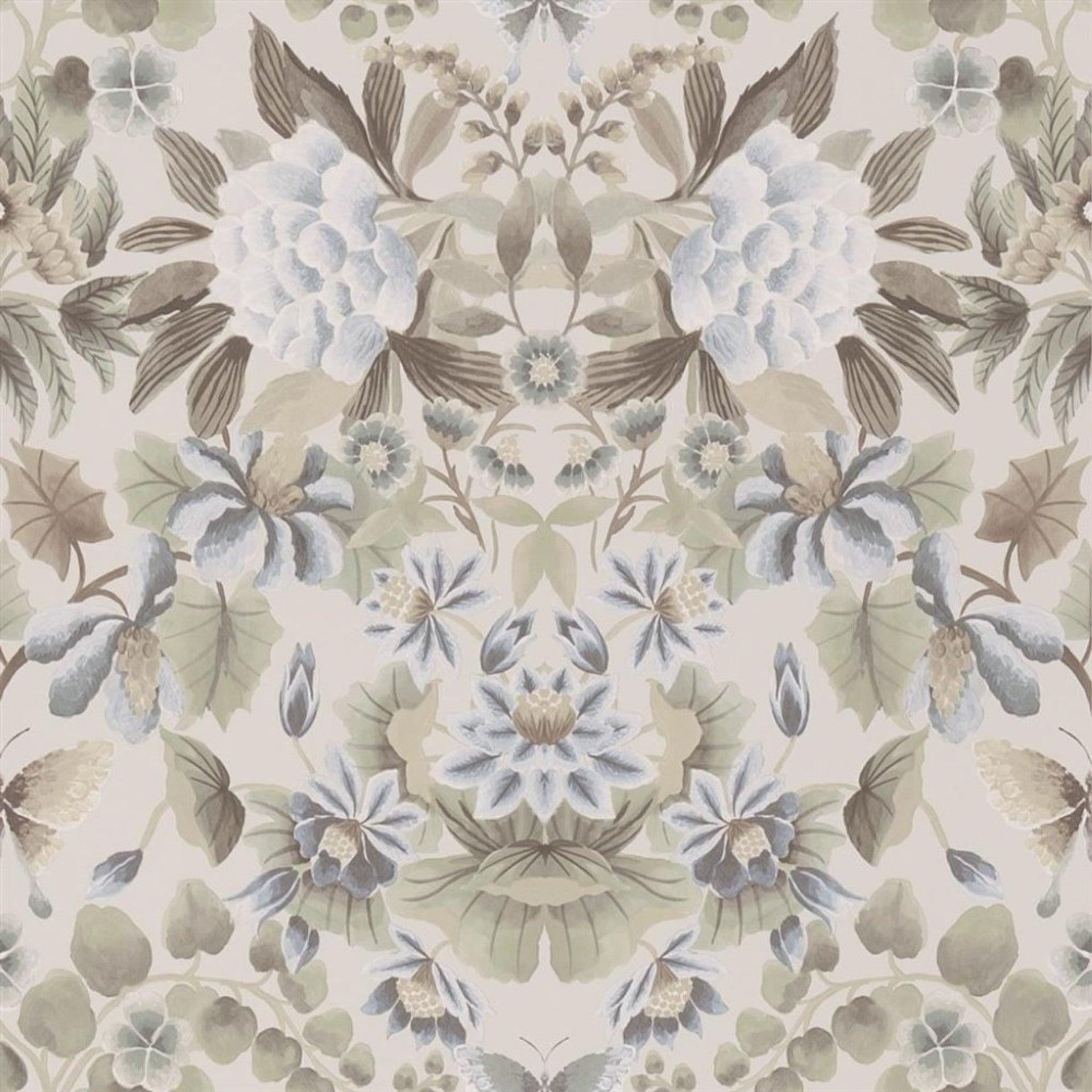 Ikebana Damask Wallpaper by Designers Guild