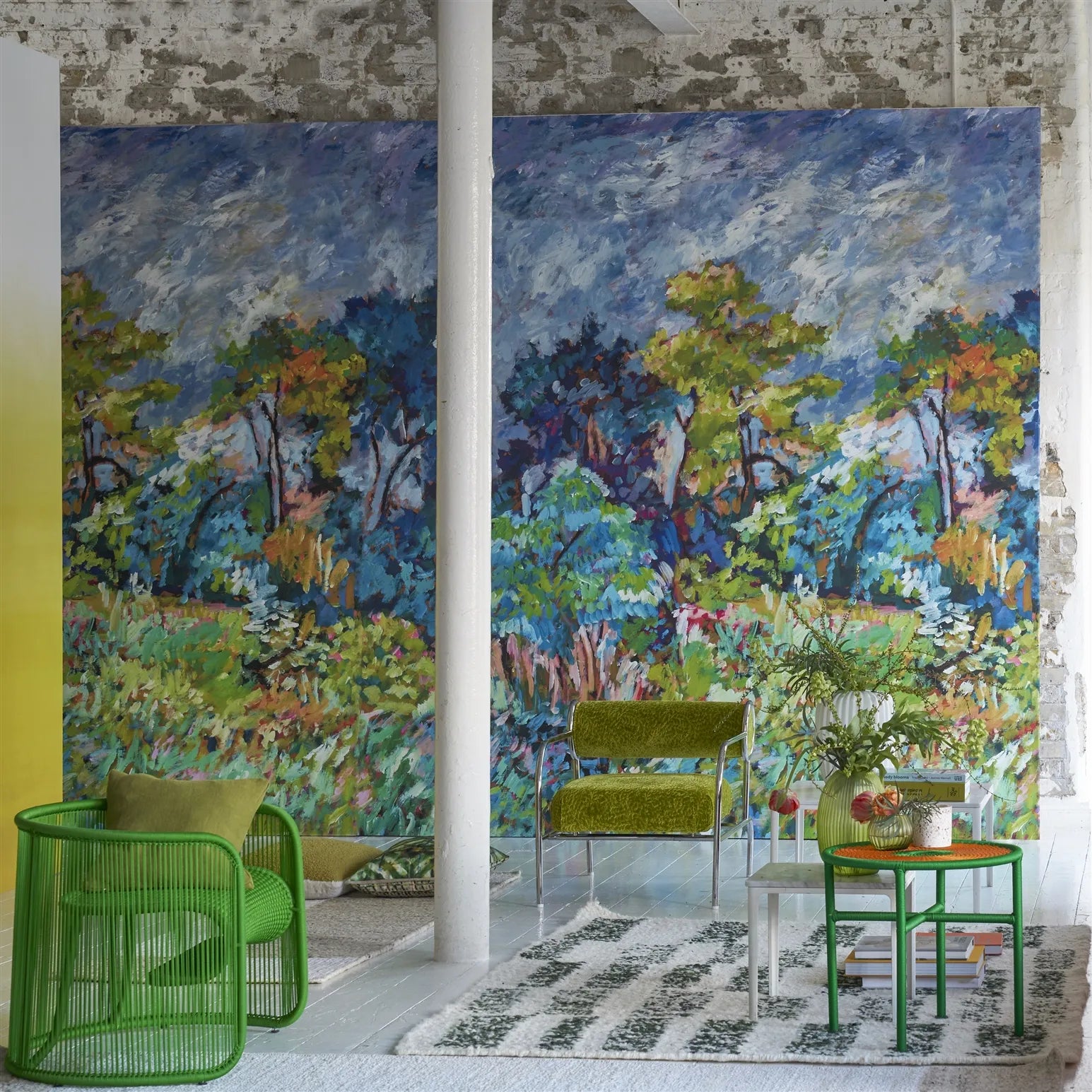 Foret Impressioniste Wallpaper by Designers Guild