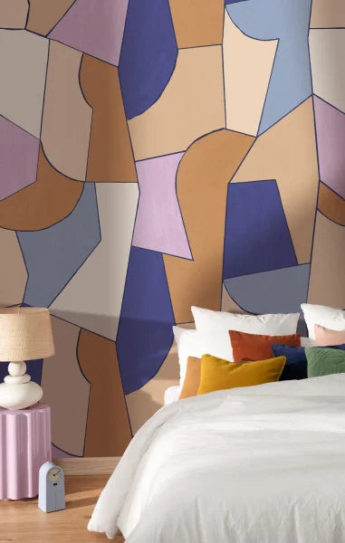 Abstraction Panoramic Mural by Caselio