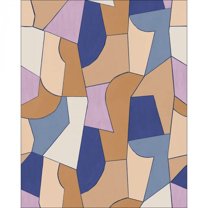 Abstraction Panoramic Mural by Caselio