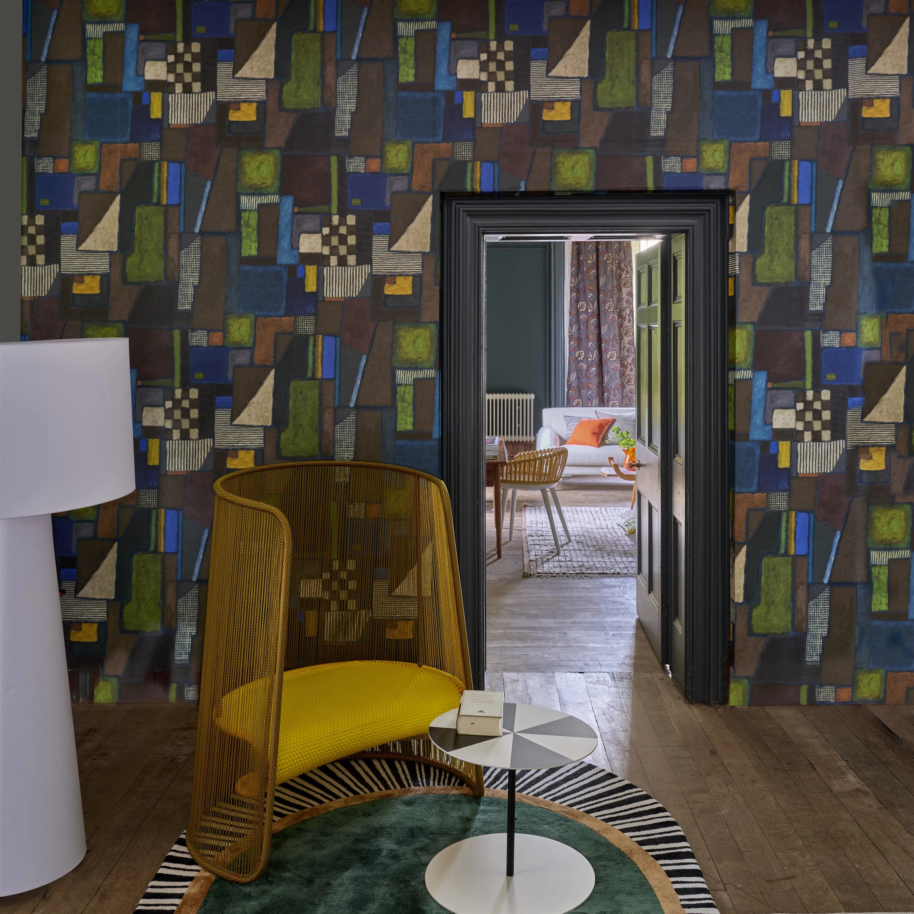 Raku Patchwork Wallpaper by Designers Guild