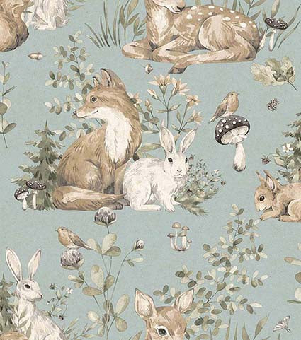 Bosco Woodland Wallpaper by Seabrook Designs