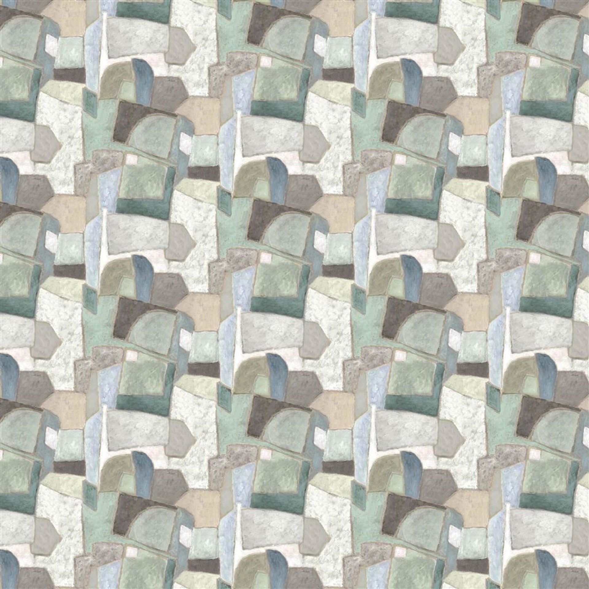 Clay Collage Wallpaper Panel by Designers Guild