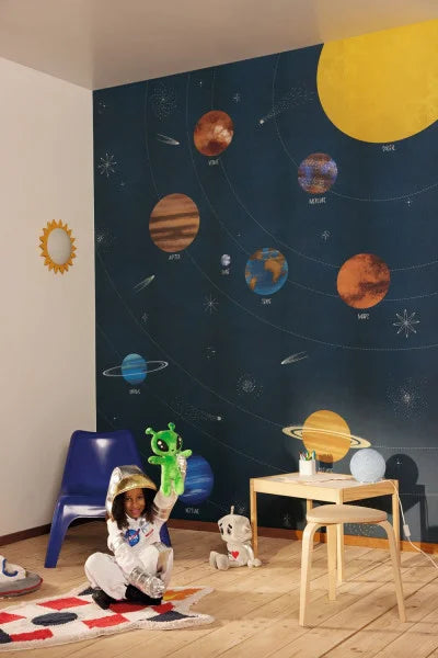 Universe Panoramic Mural by Caselio
