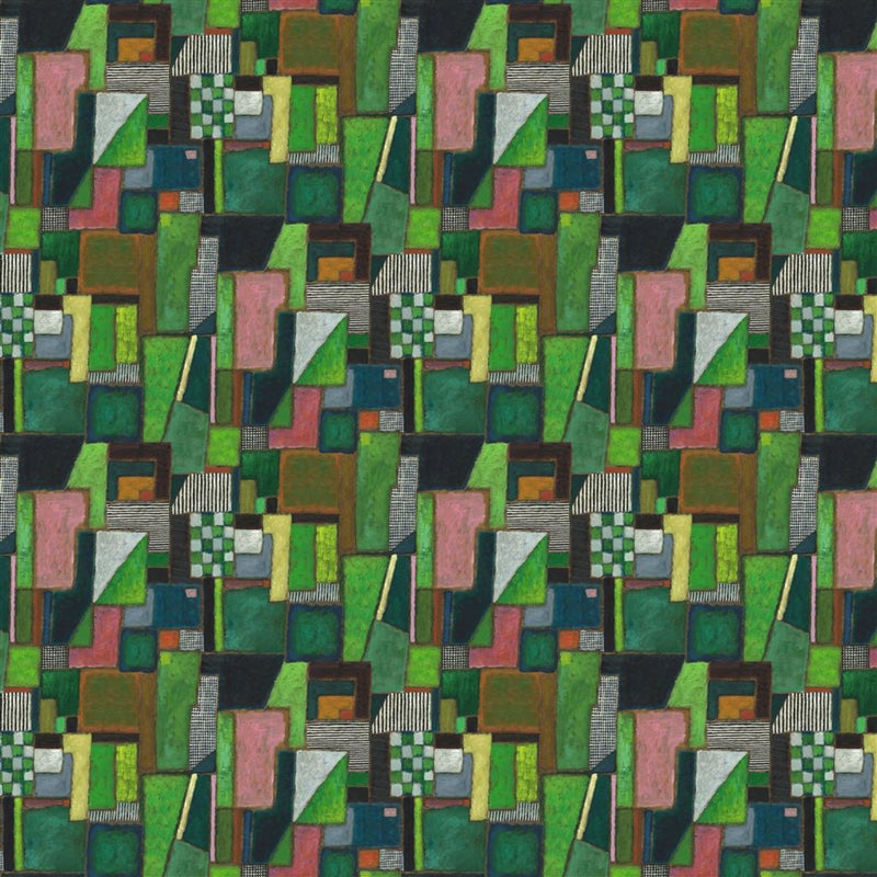 Raku Patchwork Wallpaper by Designers Guild