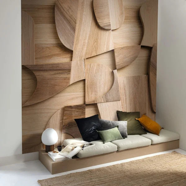 Marquetry Panoramic Mural by Caselio