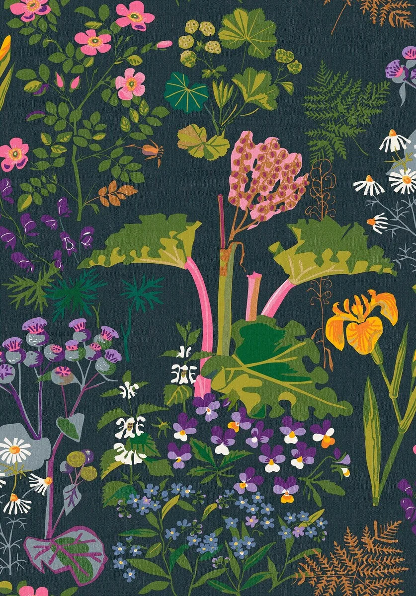 Gocken Jobs Rabarber Wallpaper by Boråstapeter