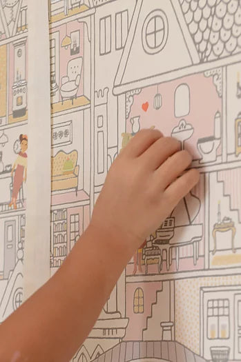 Dollhouse Wall Stickers by Majvillan
